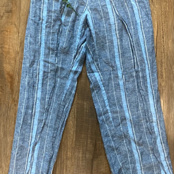 Anthropologie DREW Tulip Split stripe  wide leg pants! - Picture 3 of 7